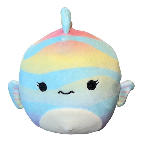 Squishmallows FABIOLA The Rainbow Fish Plush Toy Doll 5" - Picture 1 of 4